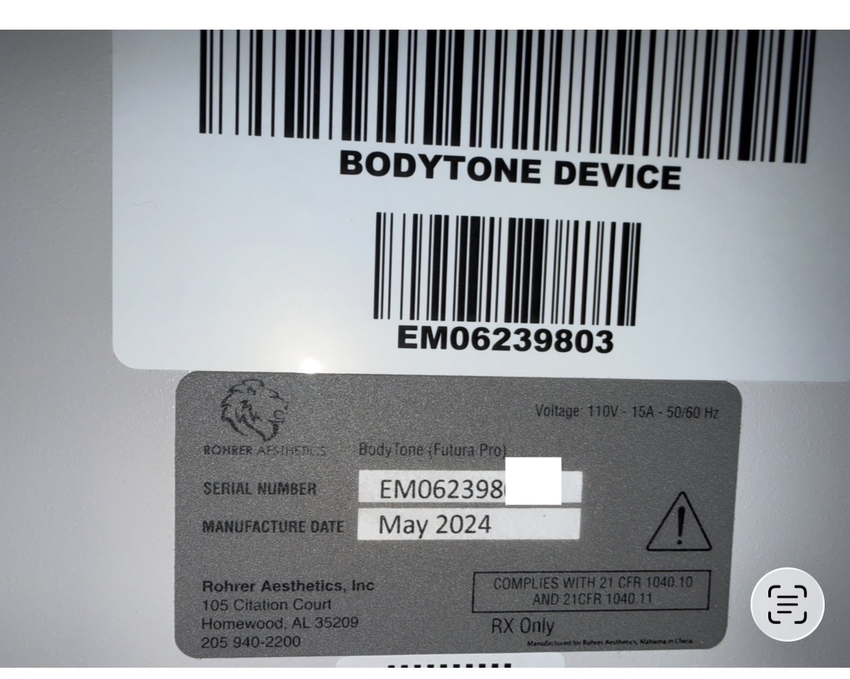 2024 Rohrer BodyTone for Sale - Muscle Sculpting - Image 15