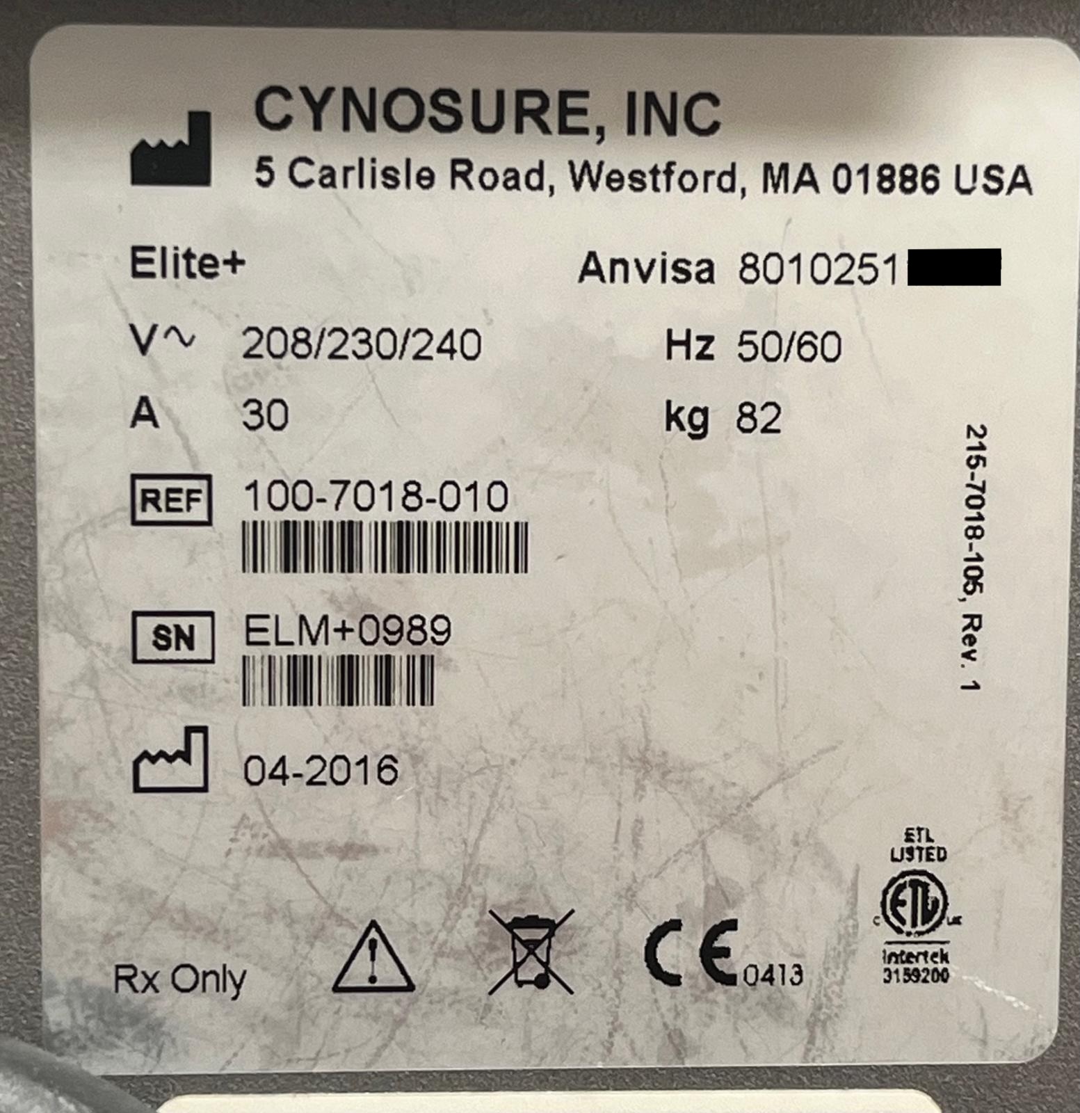2016 Cynosure Elite Plus (Elite+) For Sale w/ Cryo6 Chiller - Image 49