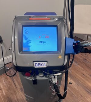 2021 Cartessa Motus AX Alexandrite 755nm laser front view Moveo system