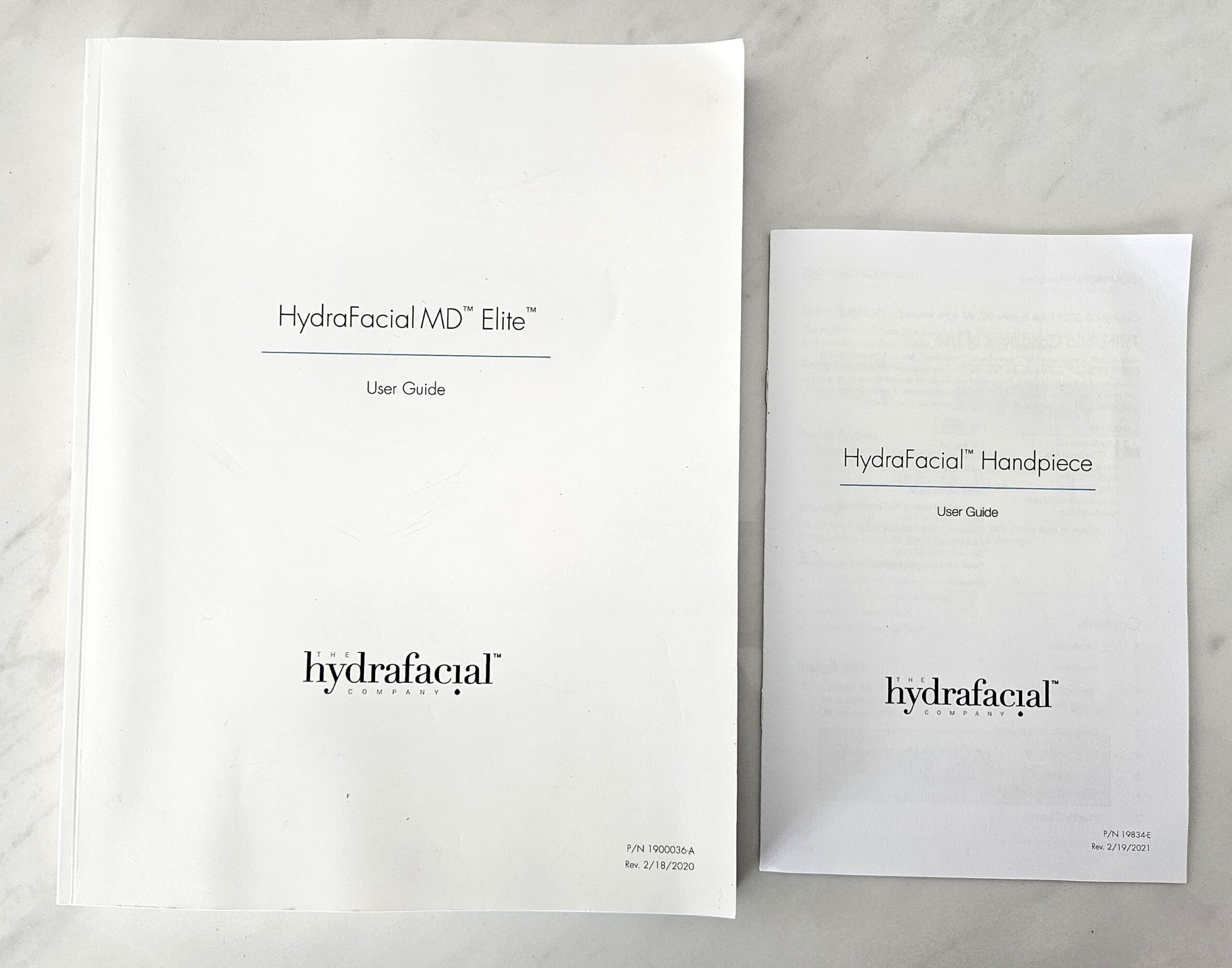 Hydrafacial handpiece user manual and guide