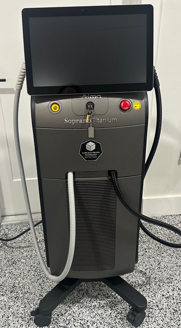 2023 Alma Soprano Titanium laser back view