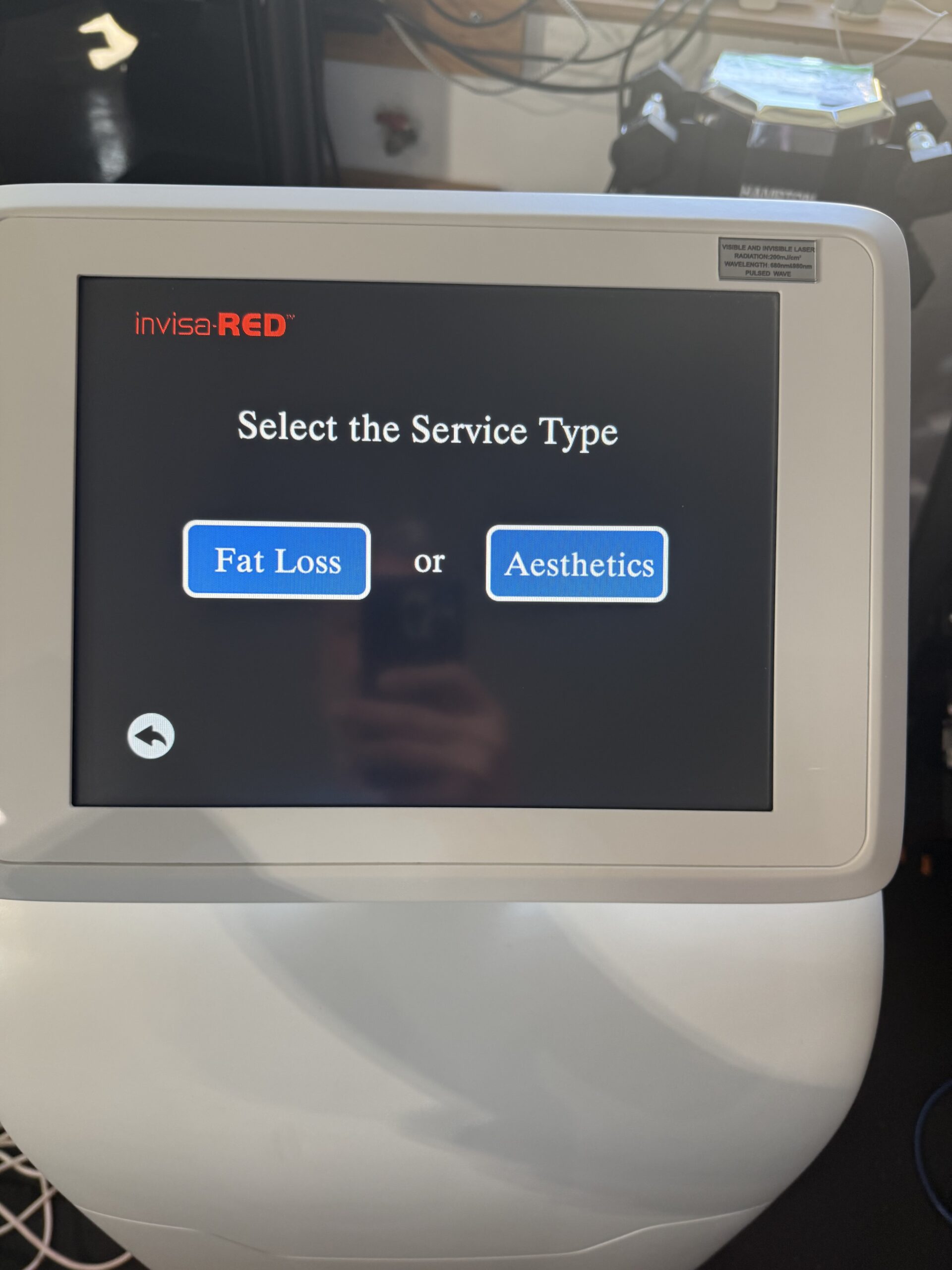 ir elite diode system treatment type