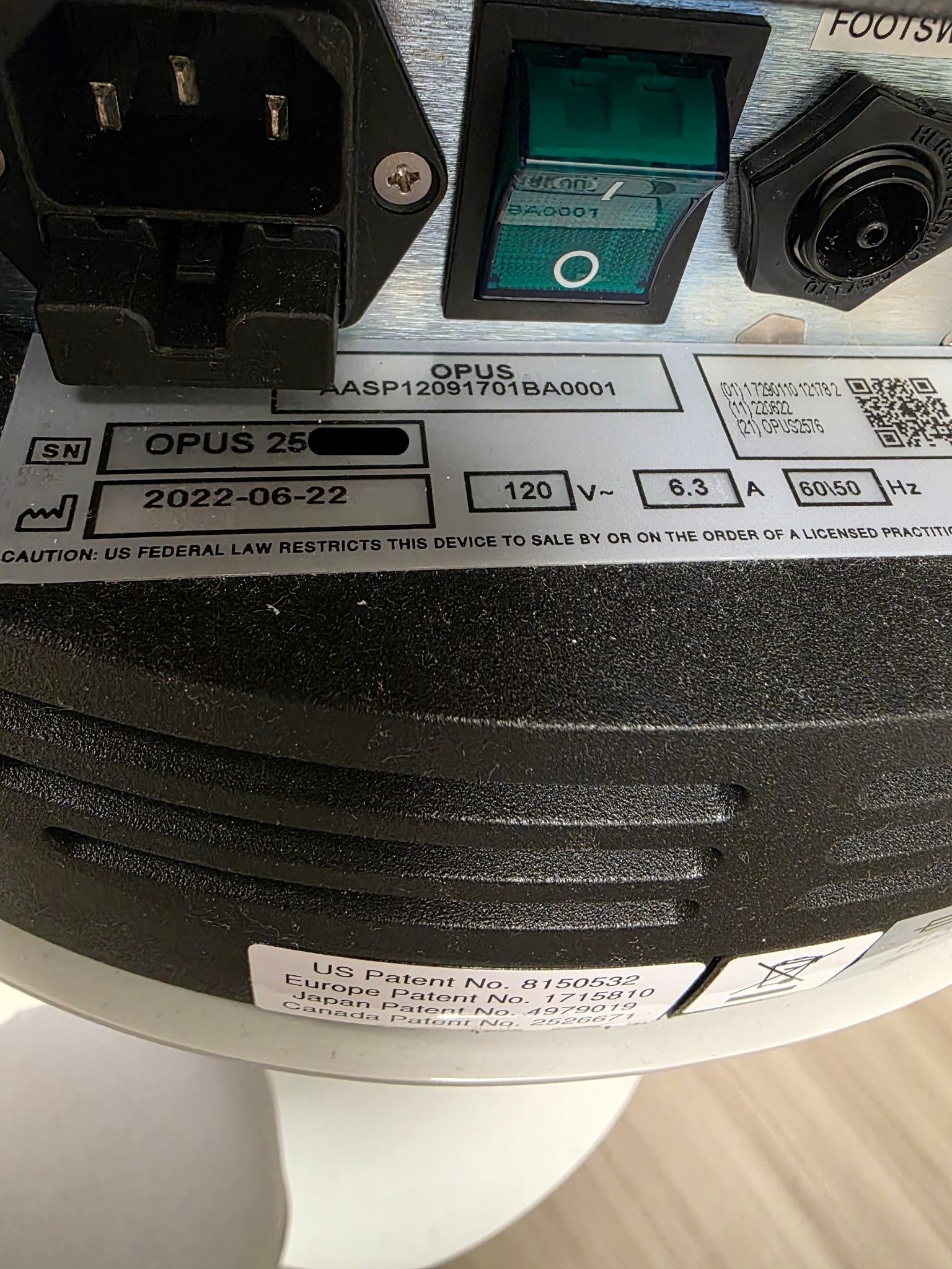 2022 Alma Opus manufacturer label