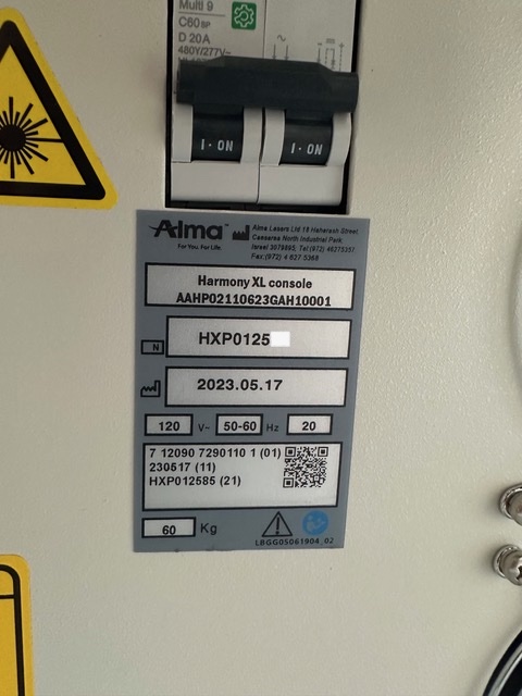 2023 Alma Harmony XL PRO For Sale w/ 3 Handpieces - Image 13