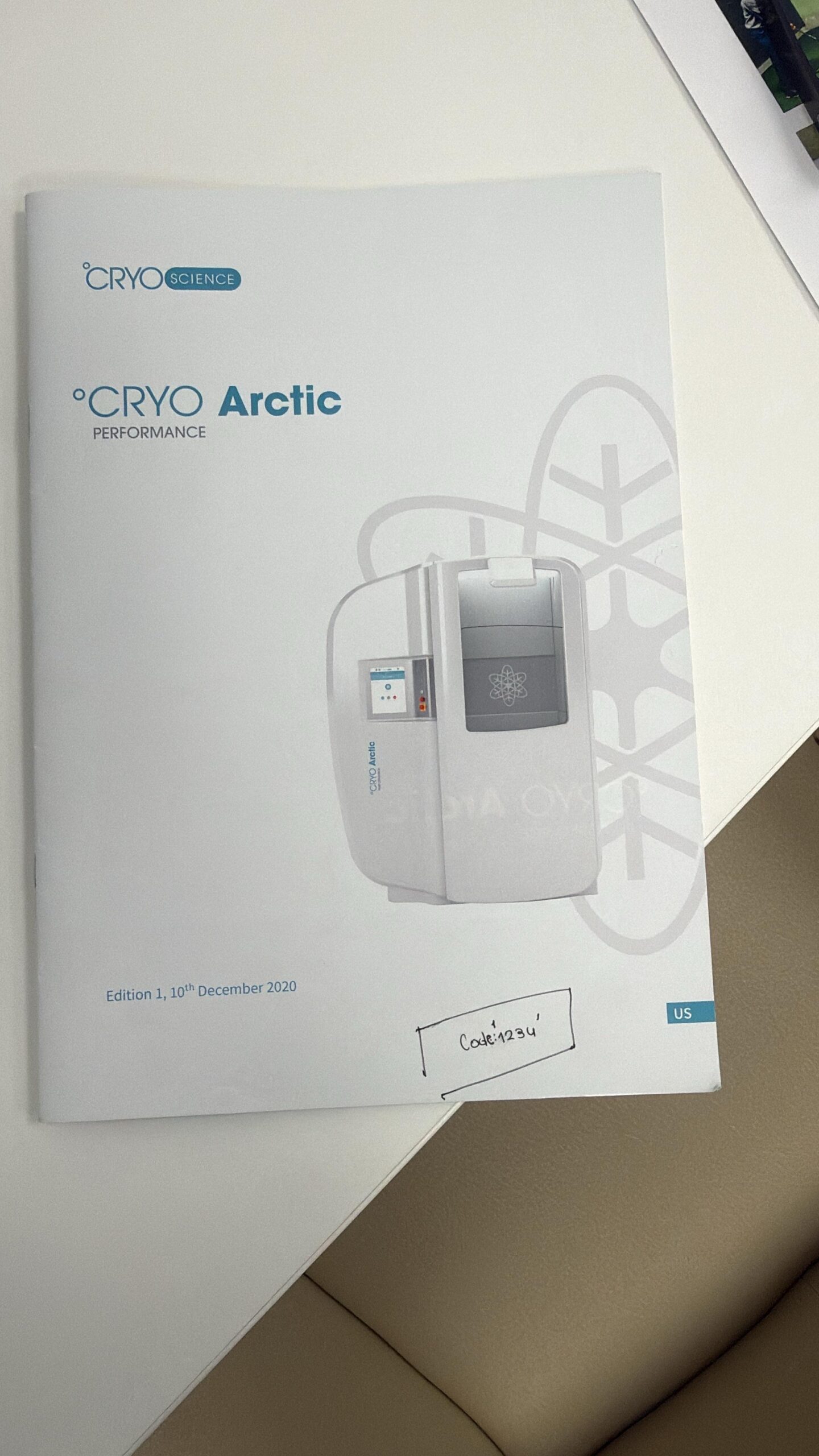 Cryo Science Cryo Arctic Performance manual